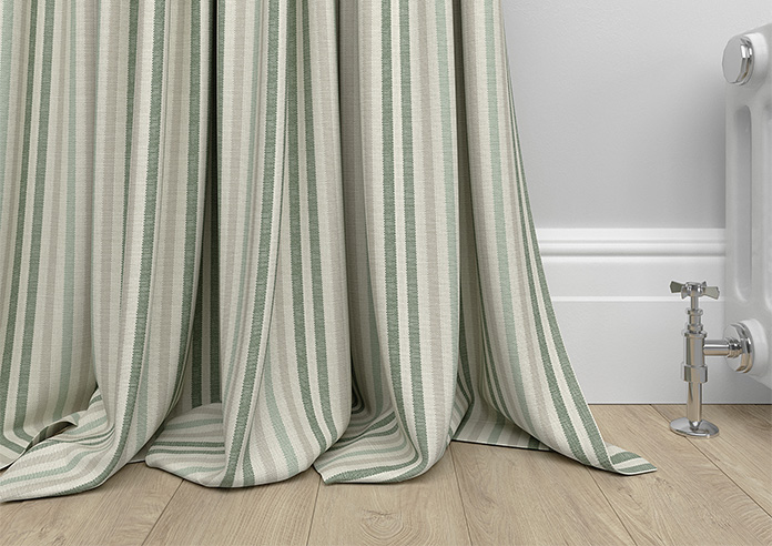 Emily Bond Cornish Stripe, Fern - Made to Measure Curtains - Image 6